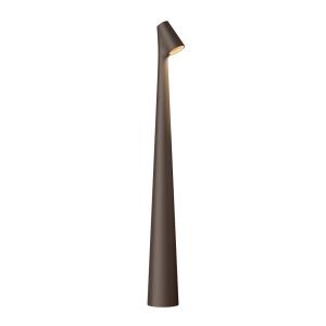 Vibia Africa LED stolová lampa výška 45 cm tmavohnedá