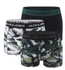 JACK & JONES - boxerky 3PACK Jaceffect camo color z organickej bavlny - limitovaná edícia