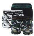 JACK & JONES - boxerky 3PACK Jaceffect camo color z organickej bavlny - limitovaná edícia