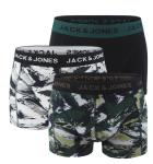 JACK & JONES - boxerky 3PACK Jaceffect camo color z organickej bavlny - limitovaná edícia