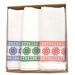 FOLK light kuchynské utierky 3 ks FOLK light kuchynské utierky 3 ks - 40x60 cm