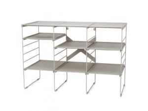 Nastaviteľný botník Joseph Joseph 55009, level plus ecru