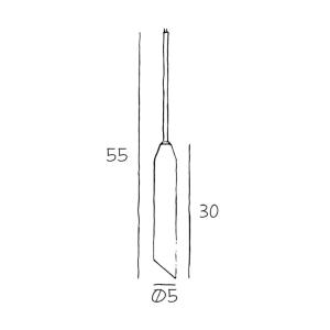 Závesné svetlo Marble Art, sivá farba, mramor, výška 30 cm, Ø 5 cm