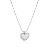 S`Agapõ Romantický oceľový náhrdelník so srdiečkami Message SSG09