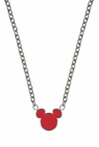 Disney Slušivý oceľový náhrdelník Mickey Mouse N600627L-157.CS