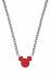 Disney Slušivý oceľový náhrdelník Mickey Mouse N600627L-157.CS