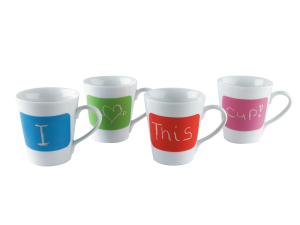 Sada šálok Present Time PT1133odkazovač, 4ks