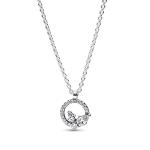 Pandora Nádherný strieborný náhrdelník s kubickými zirkónmi Timeless 392620C01-45