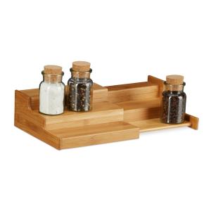 Bambusový stojan na korenie roztiahnuteľný o 3 úrovne RD21573