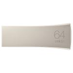 USB kľúč Samsung BAR Plus, 64 GB, USB 3.2 Gen 1, strieborný