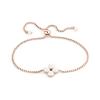 Tamaris Nežný bronzový náramok so syntetickými perlami TJ-0516-B-23