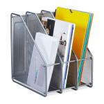 Zakladač s 3 priehradkami RD47540, strieborná