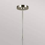 Luster Brianna, šesť svetiel, leštený nikel