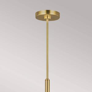 Luster Brianna, šesť svetiel, leštená mosadz