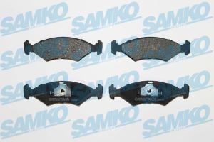 SAMKO Sada brzdových platničiek kotúčovej brzdy 5SP233