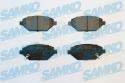 SAMKO Sada brzdových platničiek kotúčovej brzdy 5SP2049