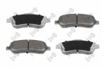 ABAKUS Sada brzdových platničiek kotúčovej brzdy 231-01-071