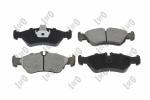 ABAKUS Sada brzdových platničiek kotúčovej brzdy 231-02-046