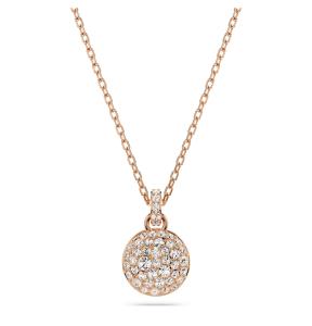 Swarovski Blyštivý bronzový náhrdelník so zirkónmi Meteora 5683450