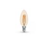 Brilagi LED Žiarovka CLASIC AMBER C35 E14/5W/230V 2200K -  Brilagi
