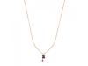 Tous Ružovo pozlátený náhrdelník s medvedíkom 1000141000