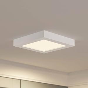 Prios LED stropné svietidlo Alette, biele, 22,7 cm, 18 W, stmievateľné