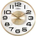 Dizajnové kovové hodiny Prim E04P.4435.80, zlaté Vista