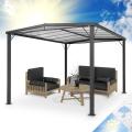 Blumfeldt Pantheon Solid Sky Flat, pergola, prístrešok, 3 x 4 m, polykarbonát