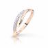 Cutie Diamonds Luxusný prsteň z ružového zlata s briliantmi Z8054-10-X-4-D 53 mm