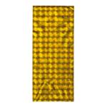 Lesklý celofánový sáčok na darček, zlatý odtieň, ligotavé štvorčeky TY21