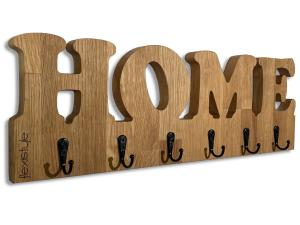 Nástenný drevený vešiak Flexistyle 50cm, š6-d