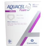 AQUACEL Ag Foam adhezívne penové krytie 16,9x20 cm, 5ks