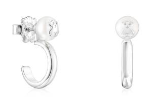 Tous Strieborné náušnice s perlou 2v1 1003332800