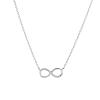 AGAIN Jewelry Strieborný náhrdelník Nekonečno AJNA0027