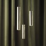 Závesné svietidlo FRANDSEN FM2014, mosadz, lesklá, výška 24 cm