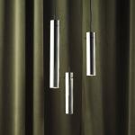 Závesné svietidlo FRANDSEN FM2014, oceľ, lesklá, výška 36 cm