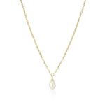 Sif Jakobs Elegantný pozlátený náhrdelník s barokovou perlou Padua SJ-N2455-P-YG