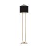 Stojacia lampa LM-9112-1E, mramorový podstavec, textilné tienidlo