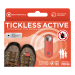 TICKLESS Active nabíjací ultrazvukový odpudzovač kliešťov pre ľudí coral 1 ks