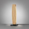 Quitani Persida LED stolová lampa, výška 50 cm, dub, 2 700 K