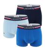 LACOSTE - boxerky Lacoste iconic cotton stretch blue color - limitovaná edícia