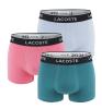 LACOSTE - boxerky Lacoste iconic ultra comfortable stretch cotton petrol color combo - limitovaná edícia