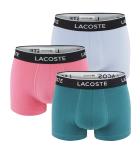 LACOSTE - boxerky Lacoste iconic ultra comfortable stretch cotton petrol color combo - limitovaná edícia