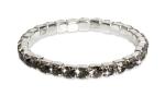 Oliver Weber Tenisový náramok s čiernymi kryštálmi Euphoria 32420 BLA 17,5 cm
