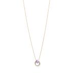 Oliver Weber Štýlový pozlátený náhrdelník Apricus 61290G VIO (retiazka, prívesok)