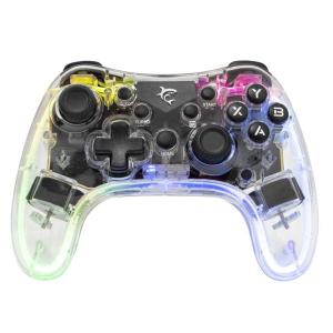 White Shark bezdrôtový herný ovládač LEGION, transparentný GPW-8039 LEGION