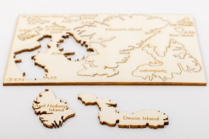 Exotické ostrovy - doplnok pre drevenú mapu M