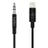 Belkin AV10172bt03-BLK Lightning - 3,5mm jack, 0,9m, černý