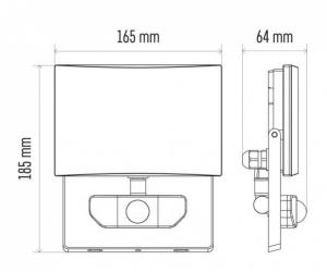 EMOS LED reflektor TAMBO s pohybovým čidlom, 30,5W