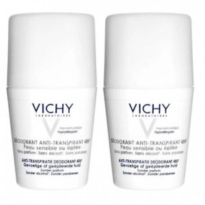 Vichy Súprava guličkových dezodorantov pre citlivú a podráždenú pokožku 2 x 50 ml